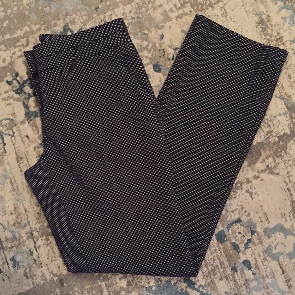 Black Pants with White Polkadots